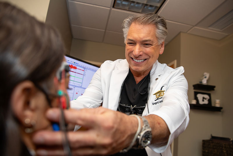 Doctor checking Patients teeth